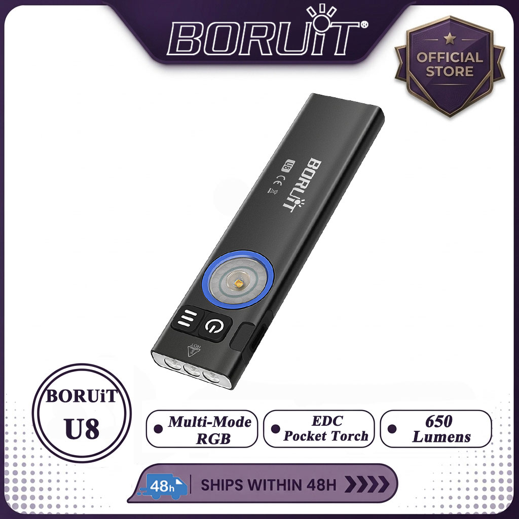 Latarka LED BORUiT U8 650LM ED – Fishing Kit Compact recenzja i cena