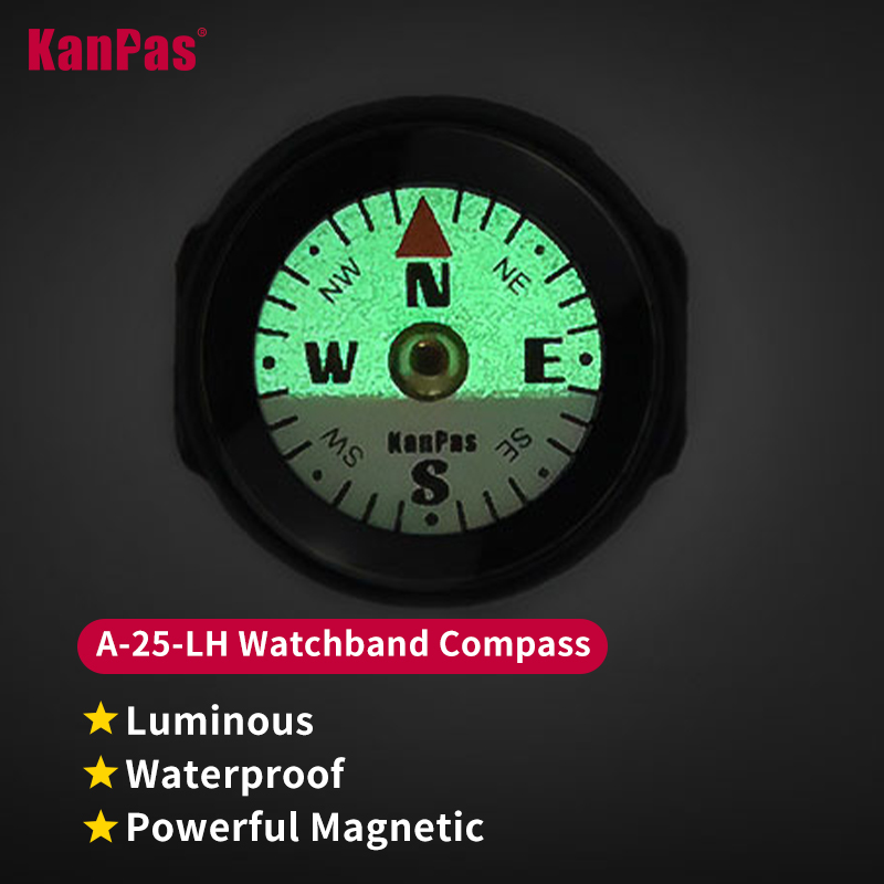 Kompas na pasku do zegarka KAN – Compass Lensatic recenzja i cena